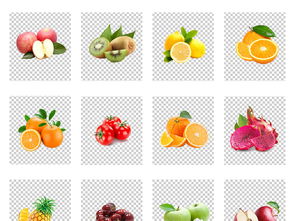 水果瓜果大全 一站式PNG素材库，提升生活与工作美感